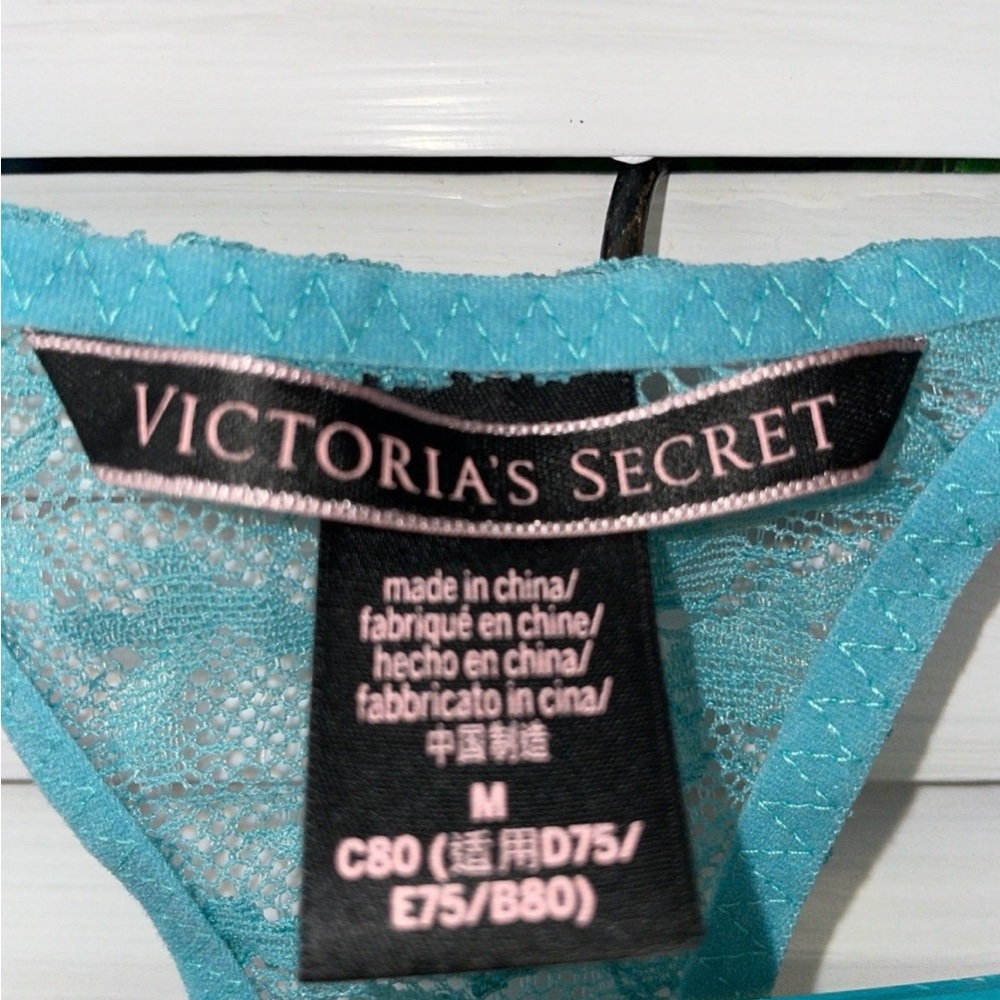 Vintage Victoria’s Secret peekaboo lace babydoll Chemise Negligee Nightgown M - Picture 6 of 11